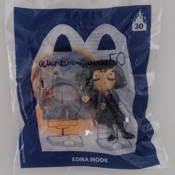 McDonald's Walt Disney World 50th Anniversary Happy Meal Toy Edna Mode #30 - Picture 1 of 4